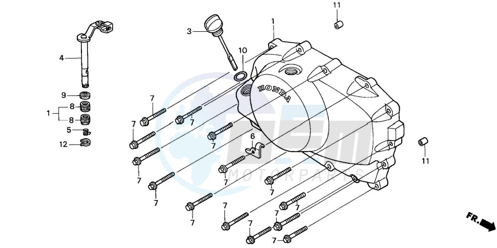 RIGHT CRANKCASE COVER image