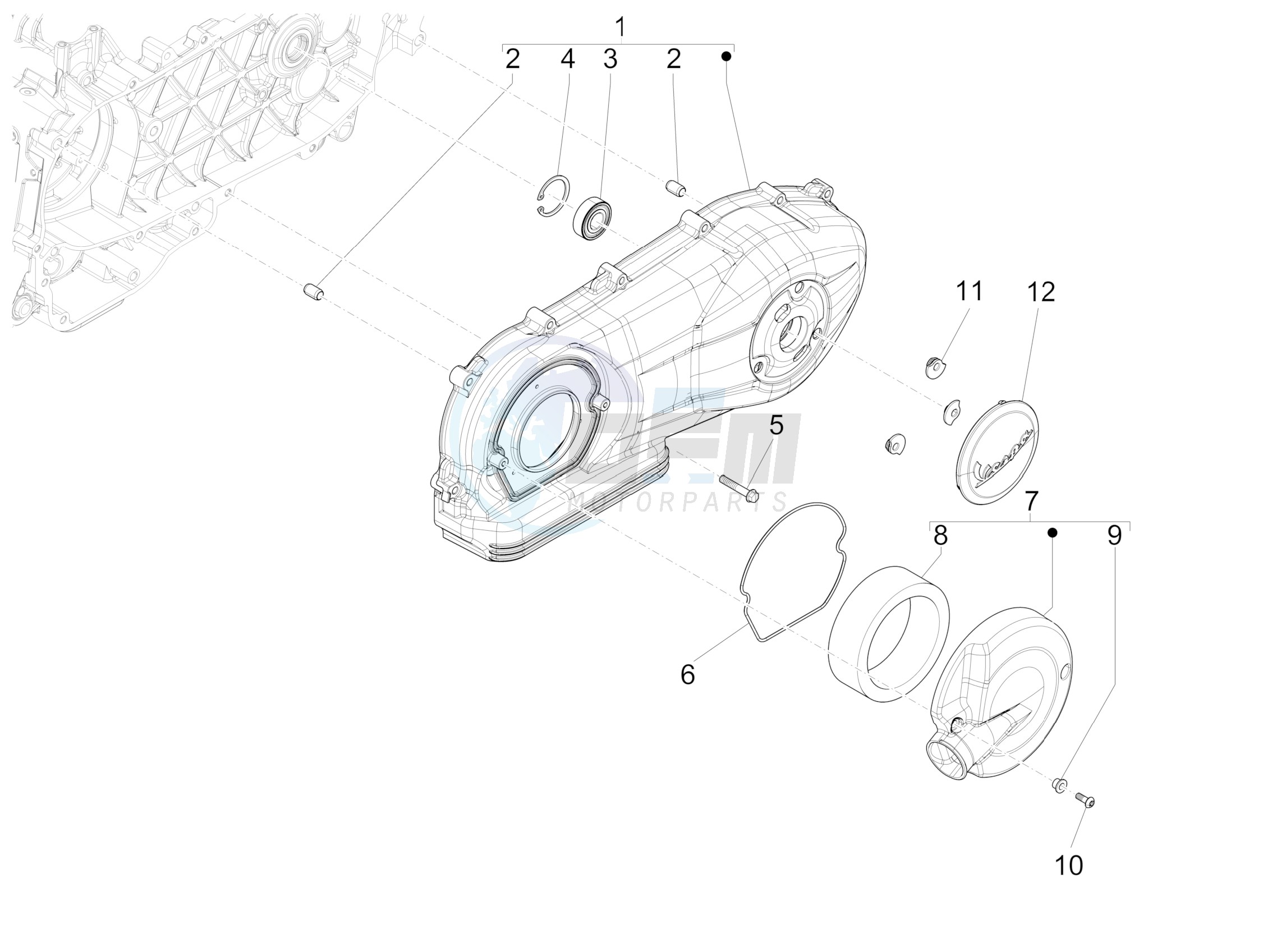 Crankcase cover - Crankcase cooling image