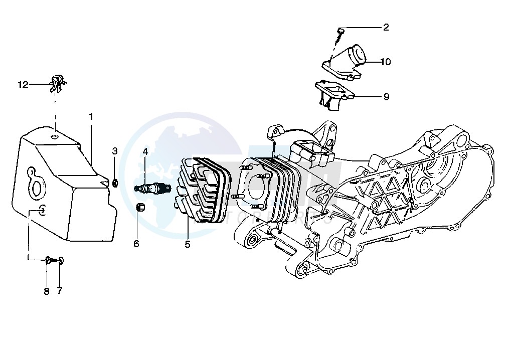 Cylinder head - Induction Pipe image