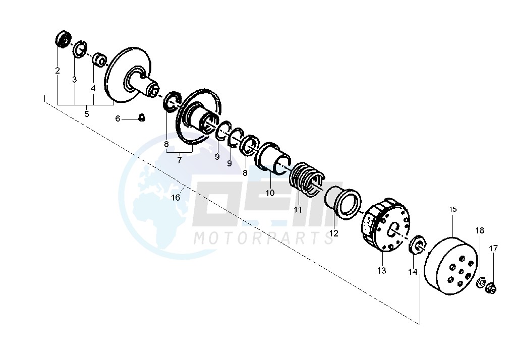 Driven pulley image