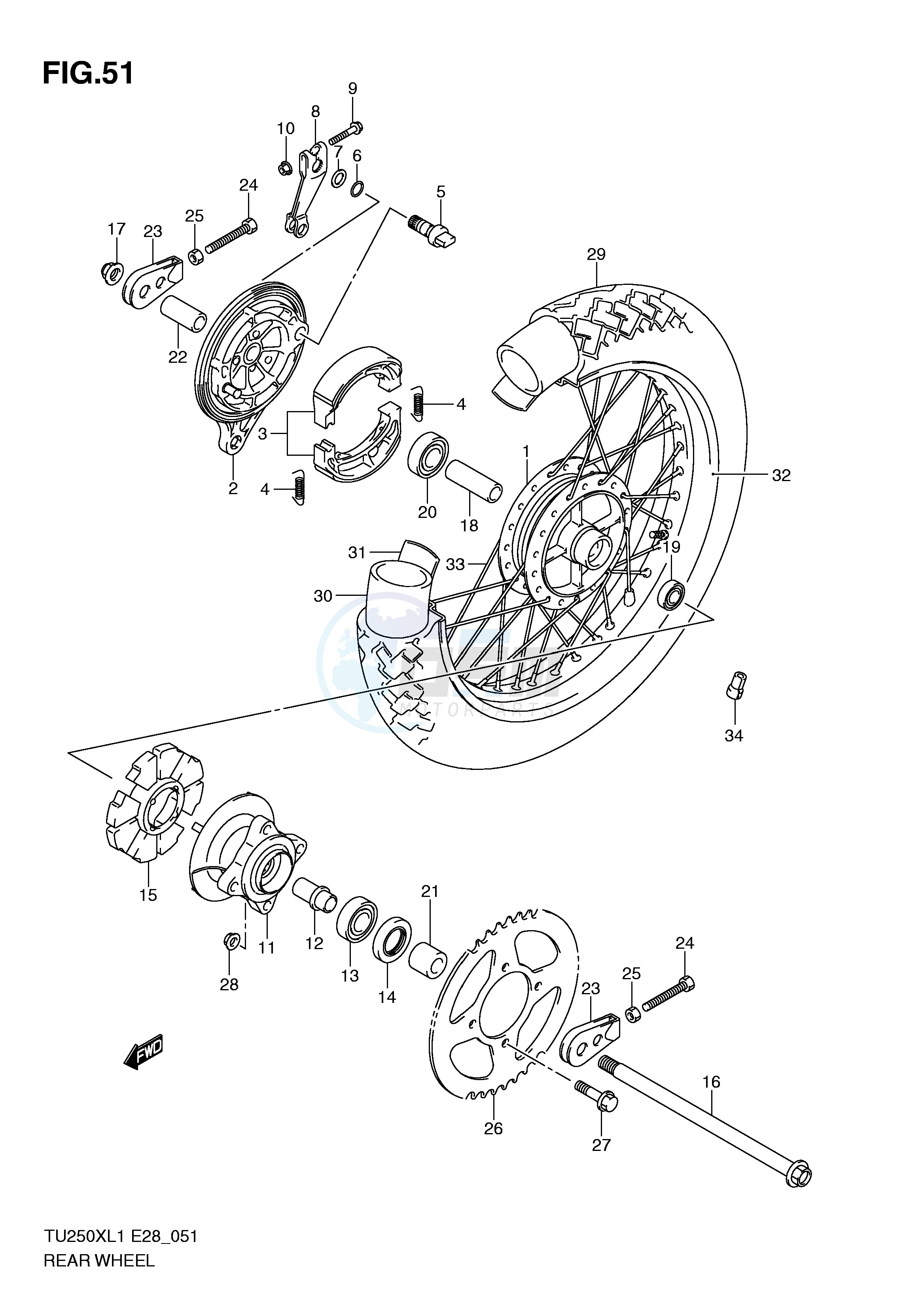 REAR WHEEL image