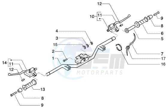 Handlebar - Brake Pump image
