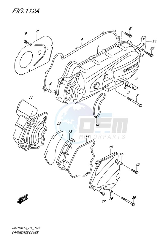 CRANKCASE COVER image