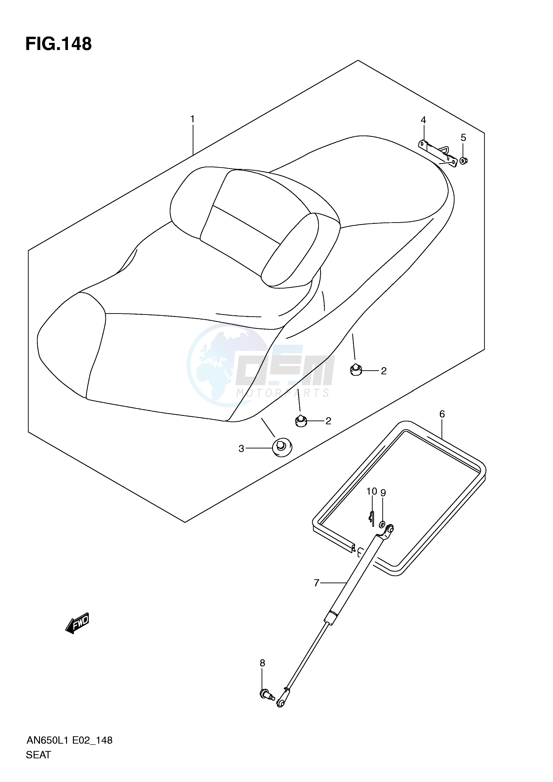SEAT (AN650AL1 E51) blueprint