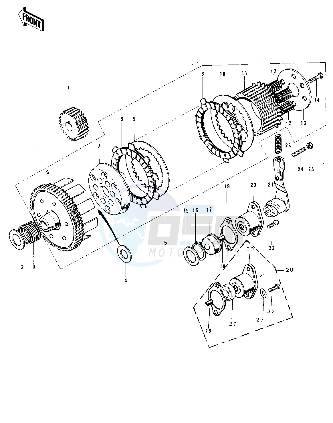 CLUTCH -- 73-75 MC1_MC1-A_MC1-B- - blueprint