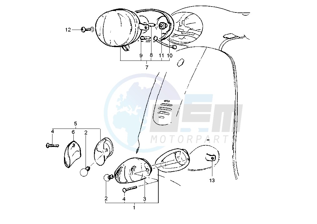 Headlight Assy blueprint