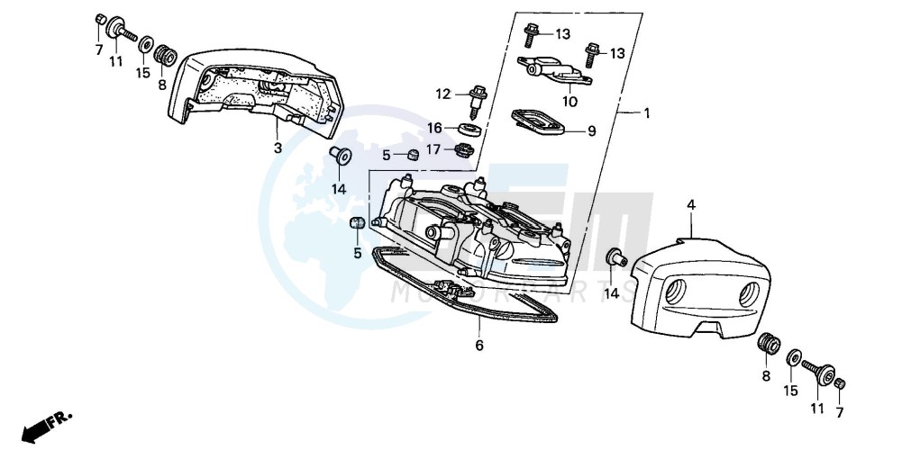 CYLINDER HEAD COVER (REAR) image