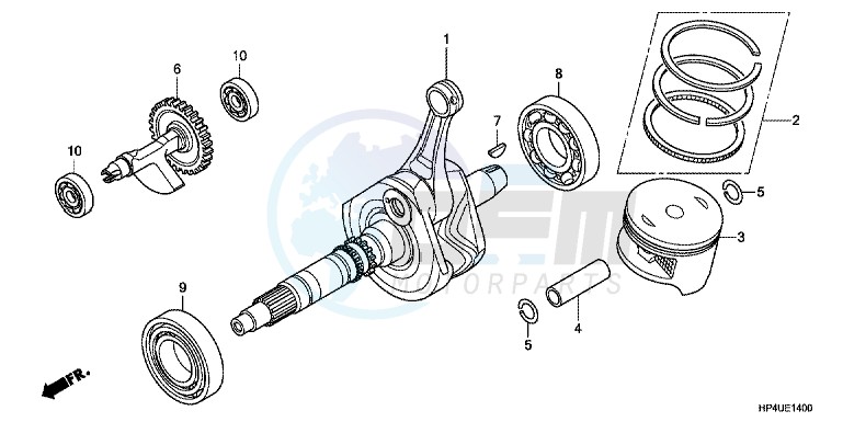 CRANK SHAFT/PISTON image