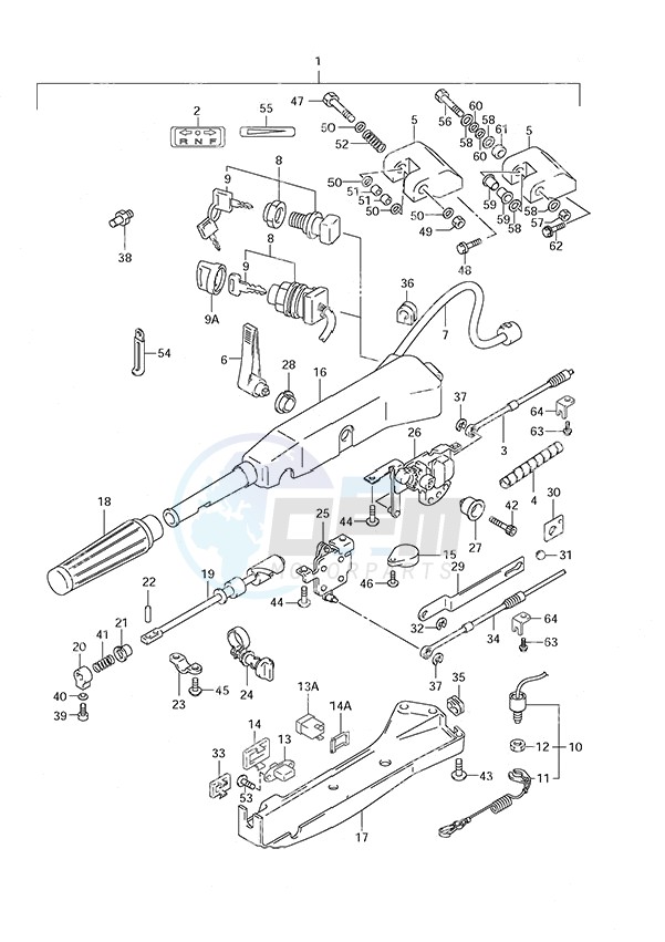 Tiller Handle image