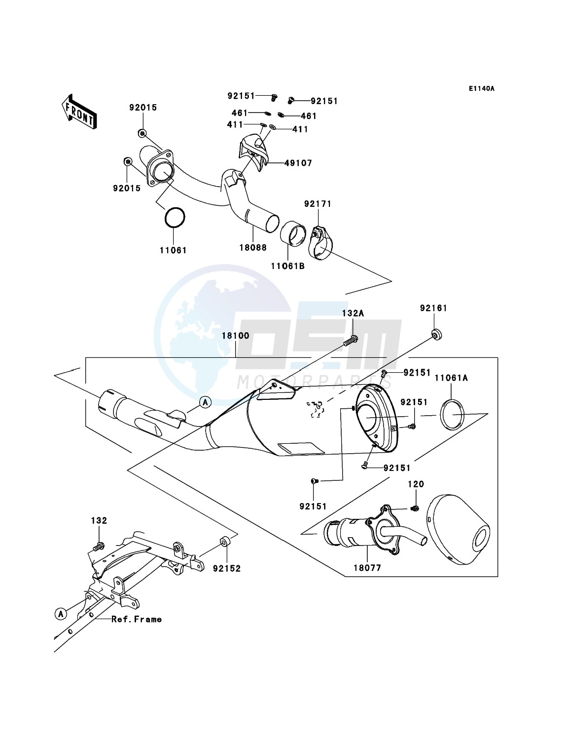 Muffler(s)(JKALX450AAA006446-) image