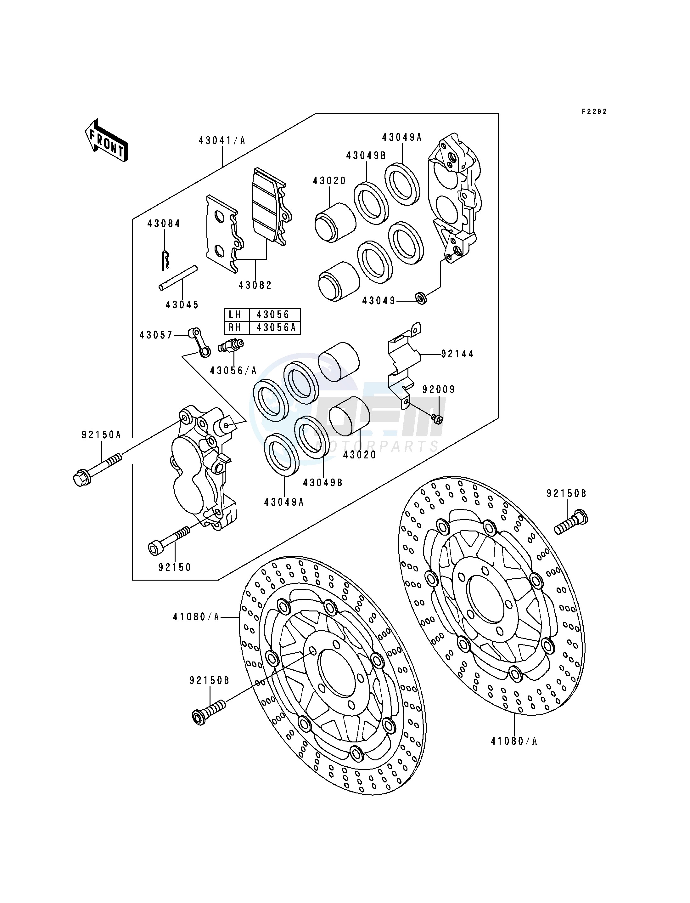 FRONT BRAKE image