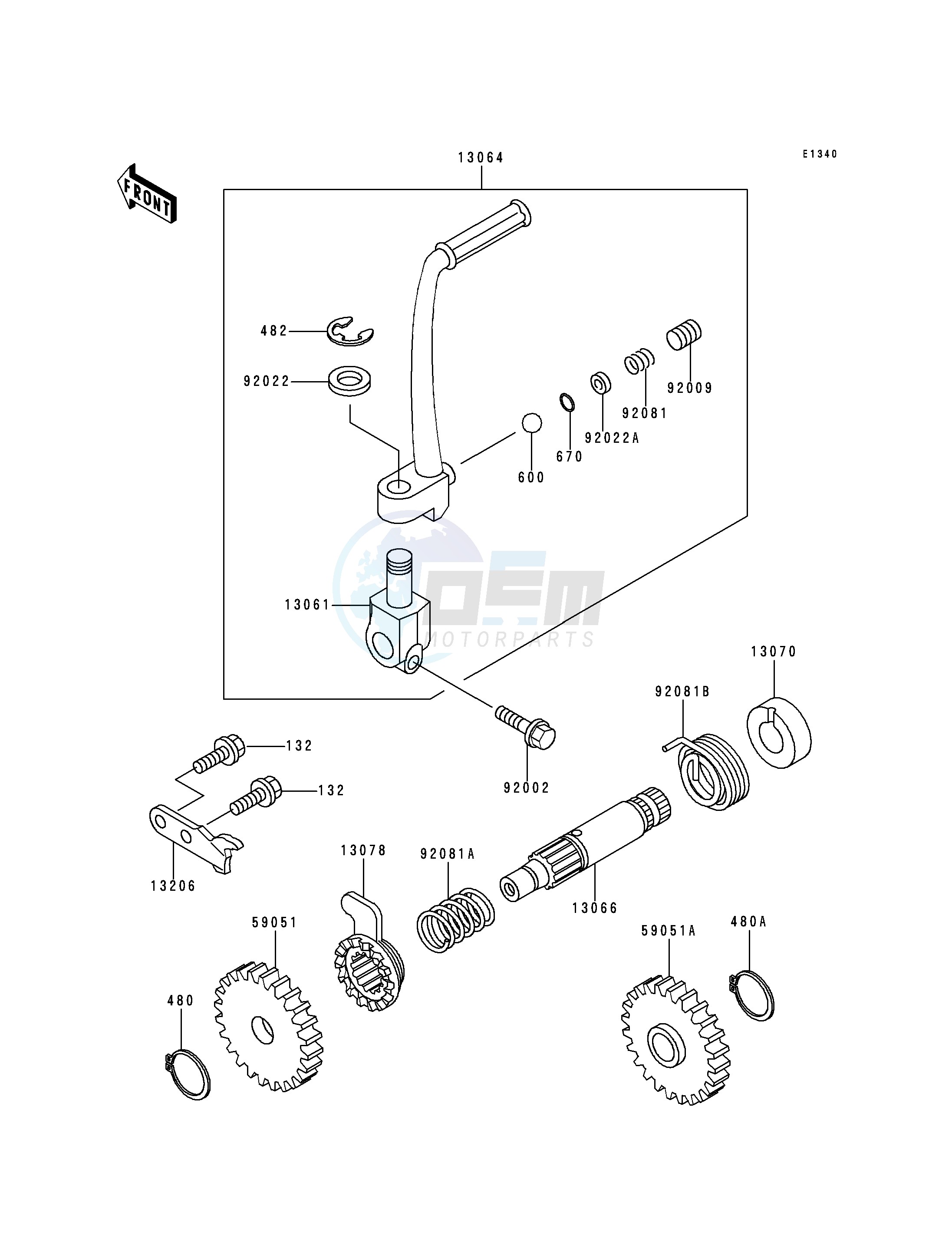 KICKSTARTER MECHANISM image