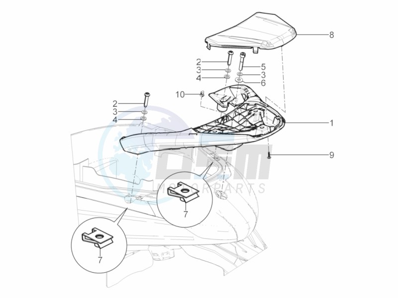 Rear luggage rack image