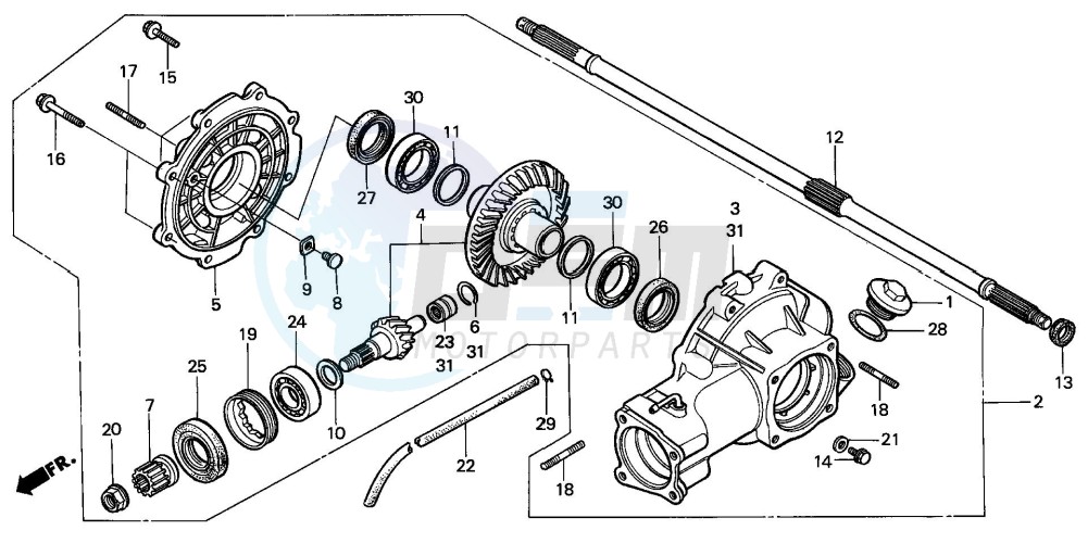 REAR FINAL GEAR image