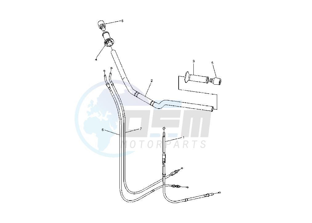 STEERING HANDLE- CABLE image