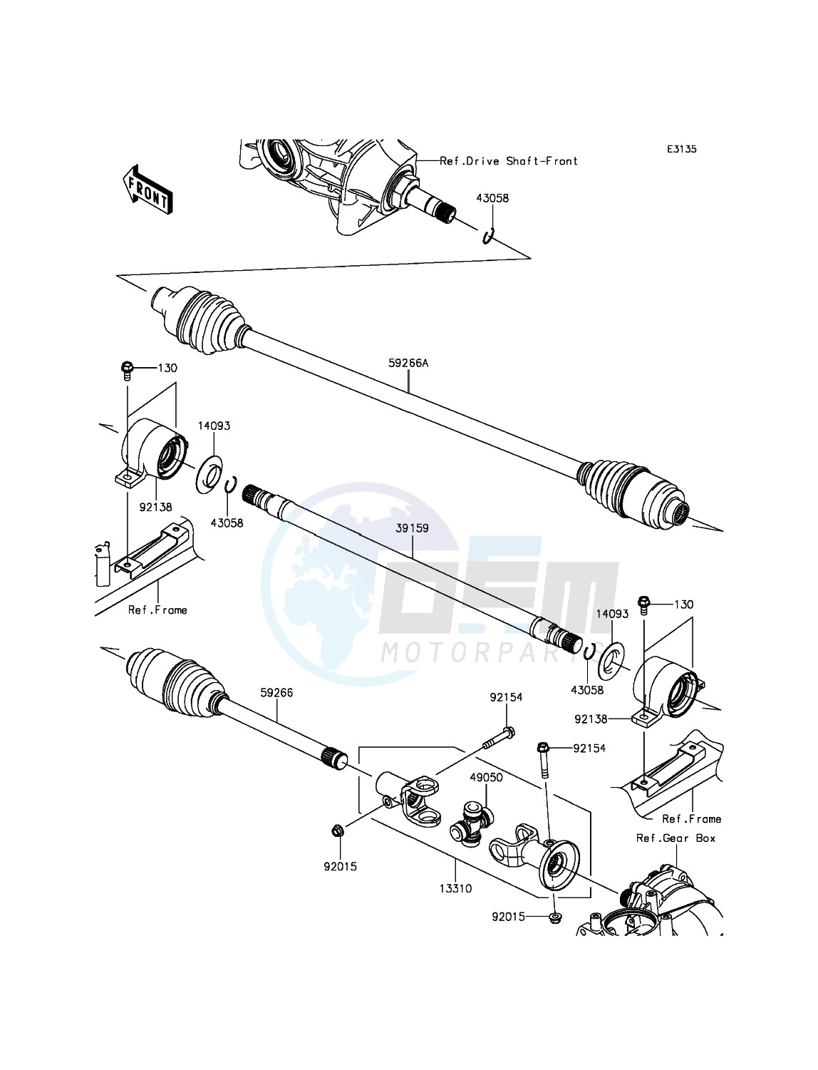 Drive Shaft-Propeller blueprint