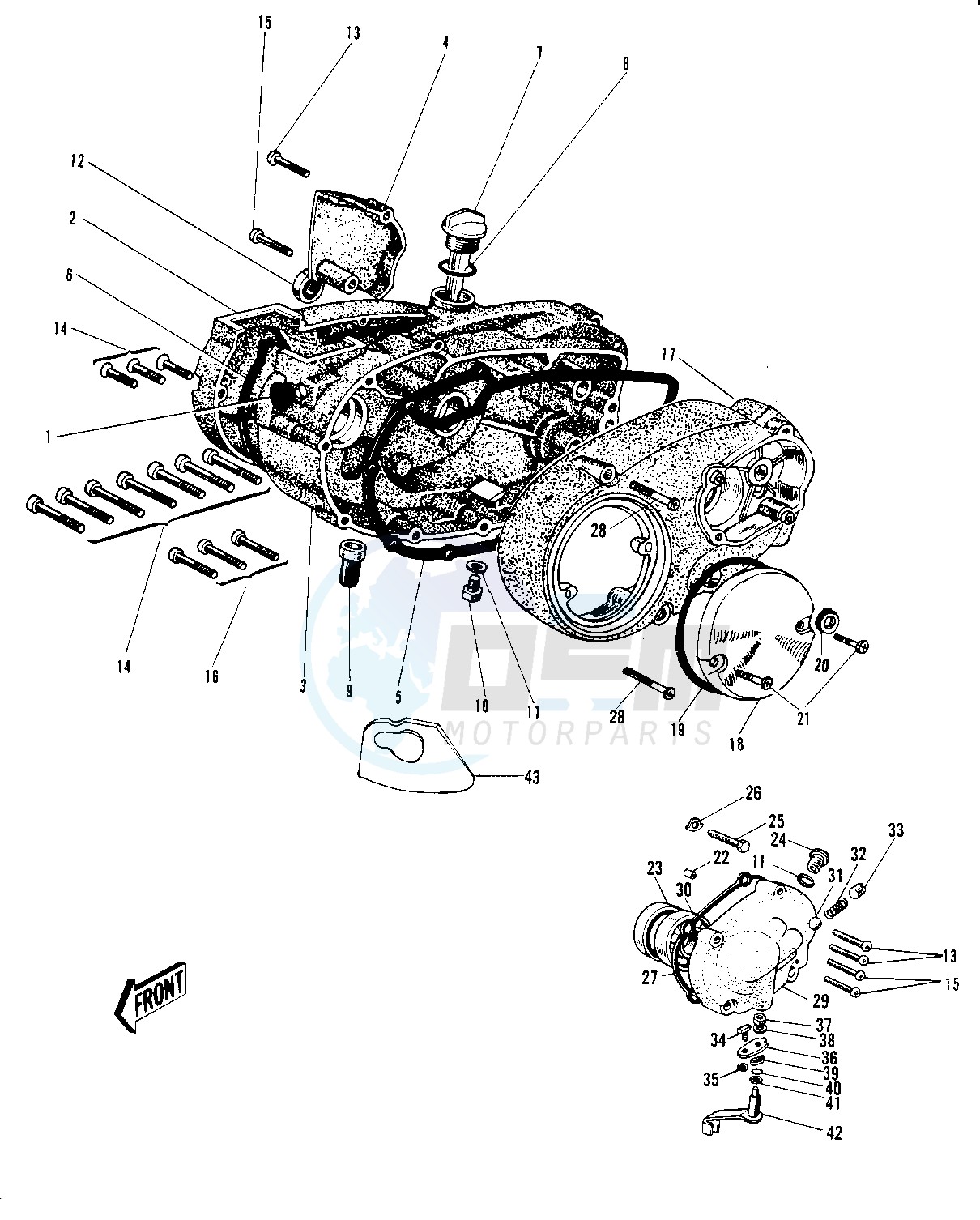 ENGINE COVERS G4TR_A -- 70-73- - blueprint