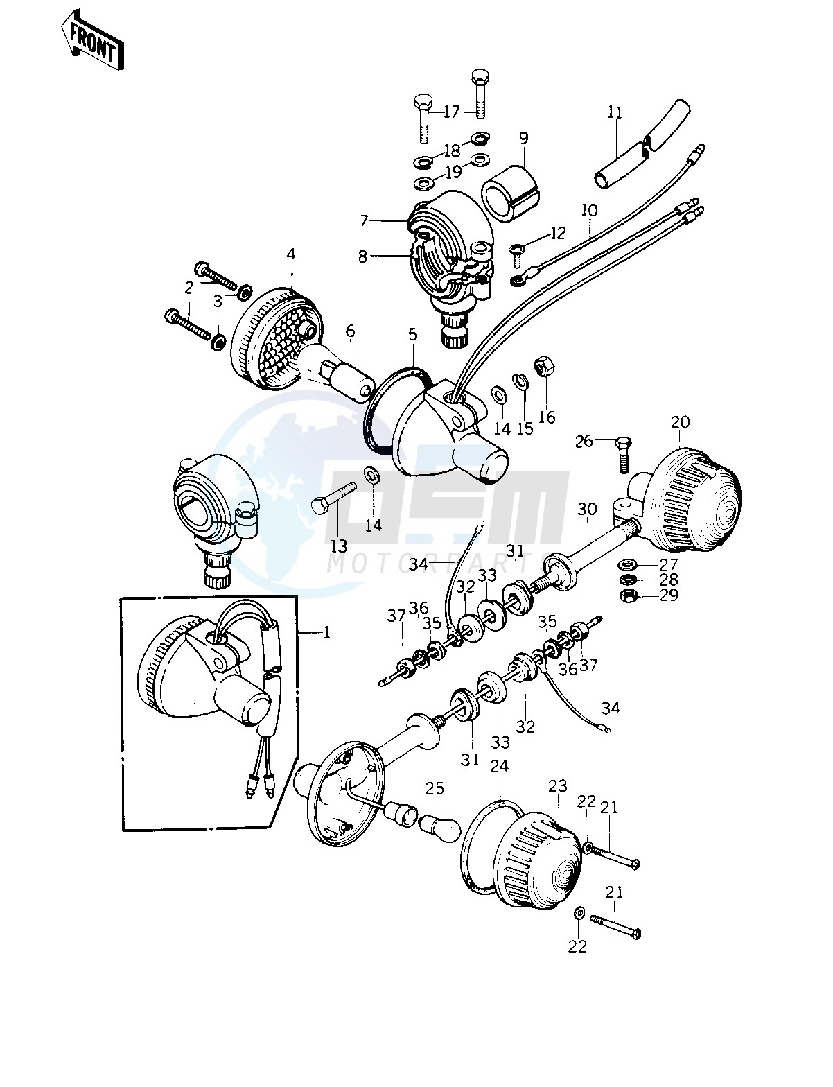 TURN SIGNALS -- 77-78 B1_B2- - image