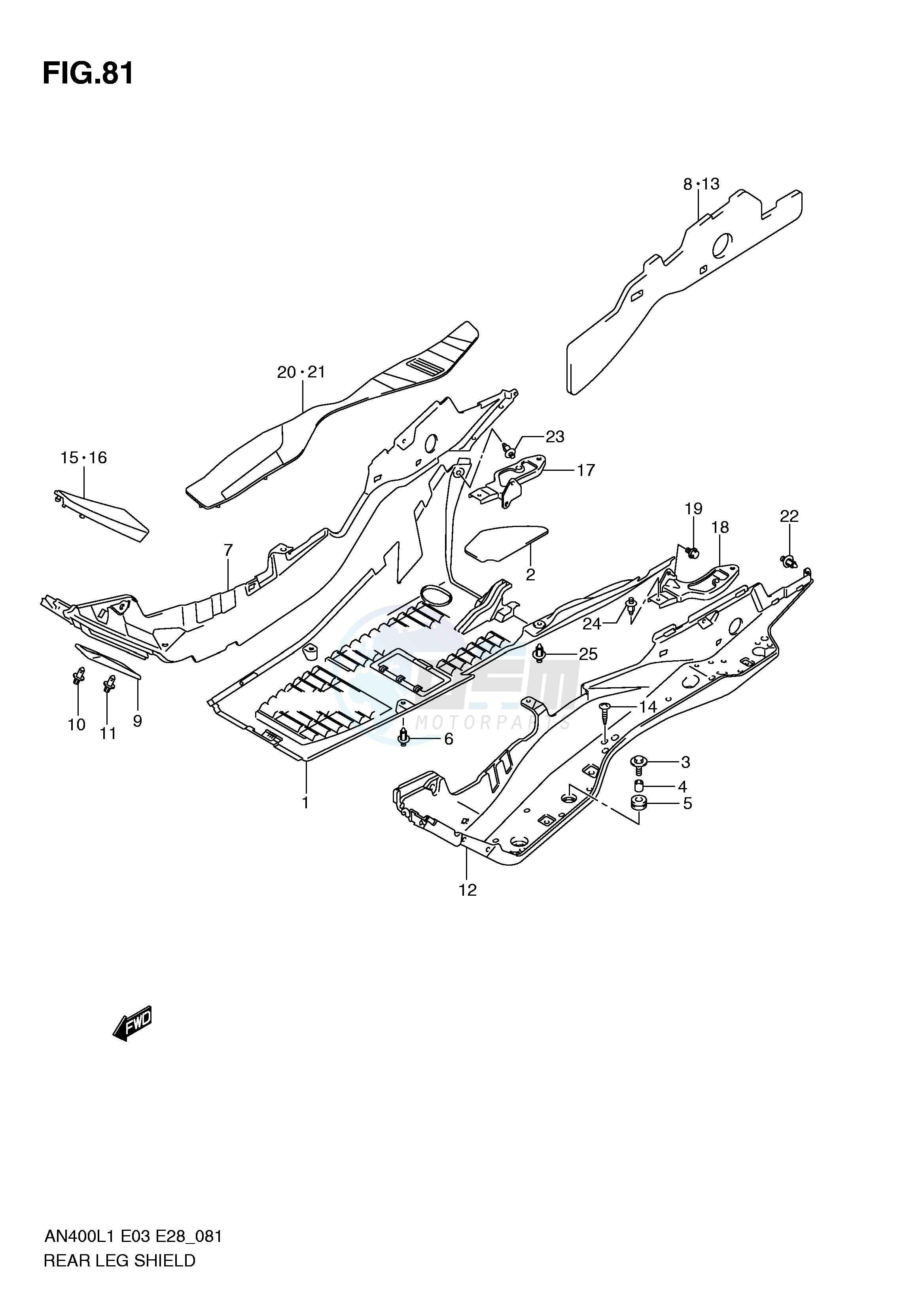 REAR LEG SHIELD image