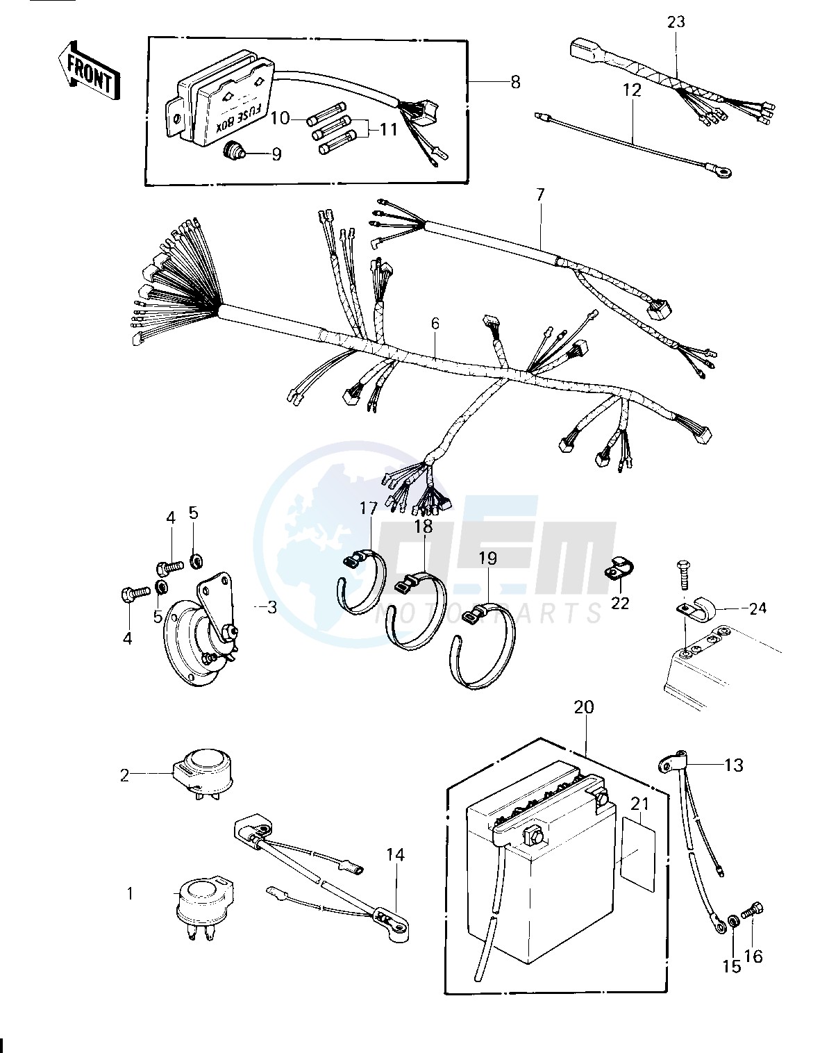 CHASSIS ELECTRICAL EQUIPMENT -- 80 H1- - blueprint