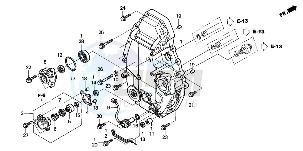 REAR CRANKCASE COVER image