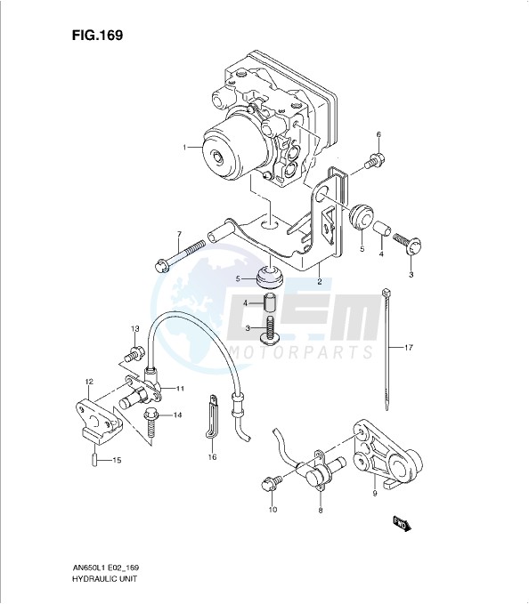 HYDRAULIC UNIT (AN650AL1 E51) image