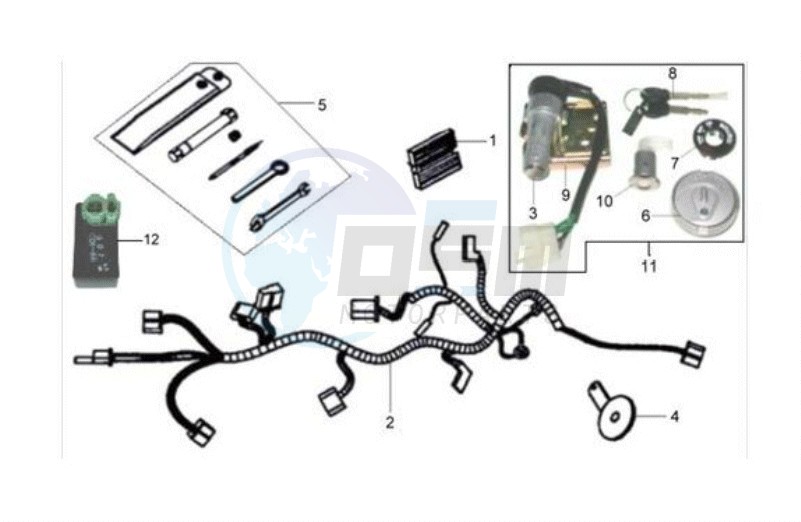 WIRING HARNASS - ELECTRONIC PARTS - TOOLKIT image