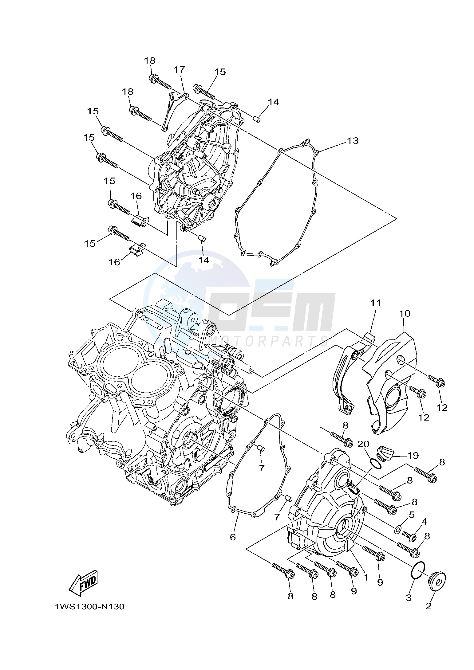 CRANKCASE COVER 1 image