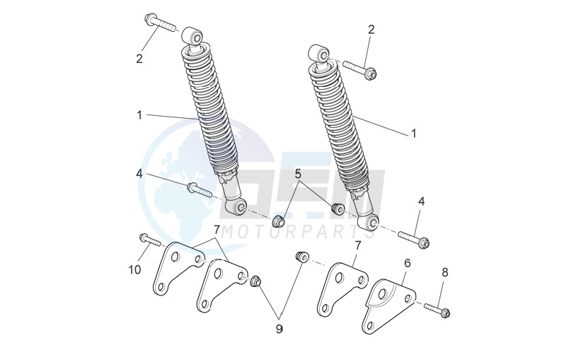 Rear Shock absorber image