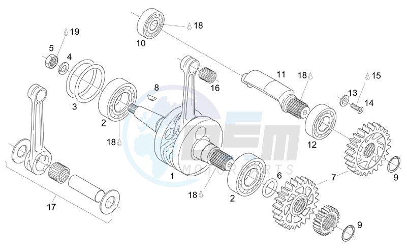 Crankshaft - Balance shaft image