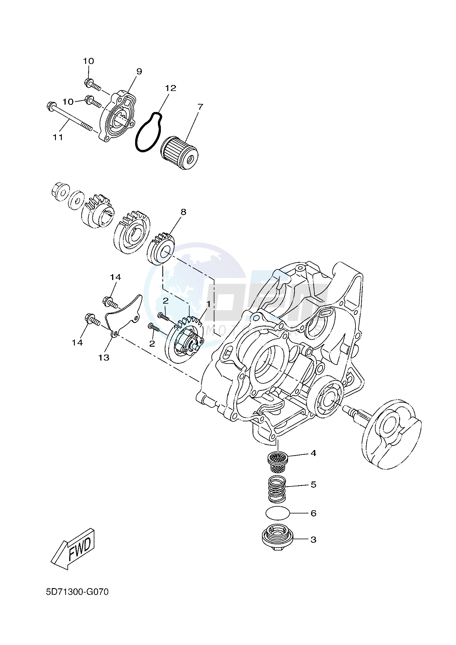 OIL PUMP blueprint