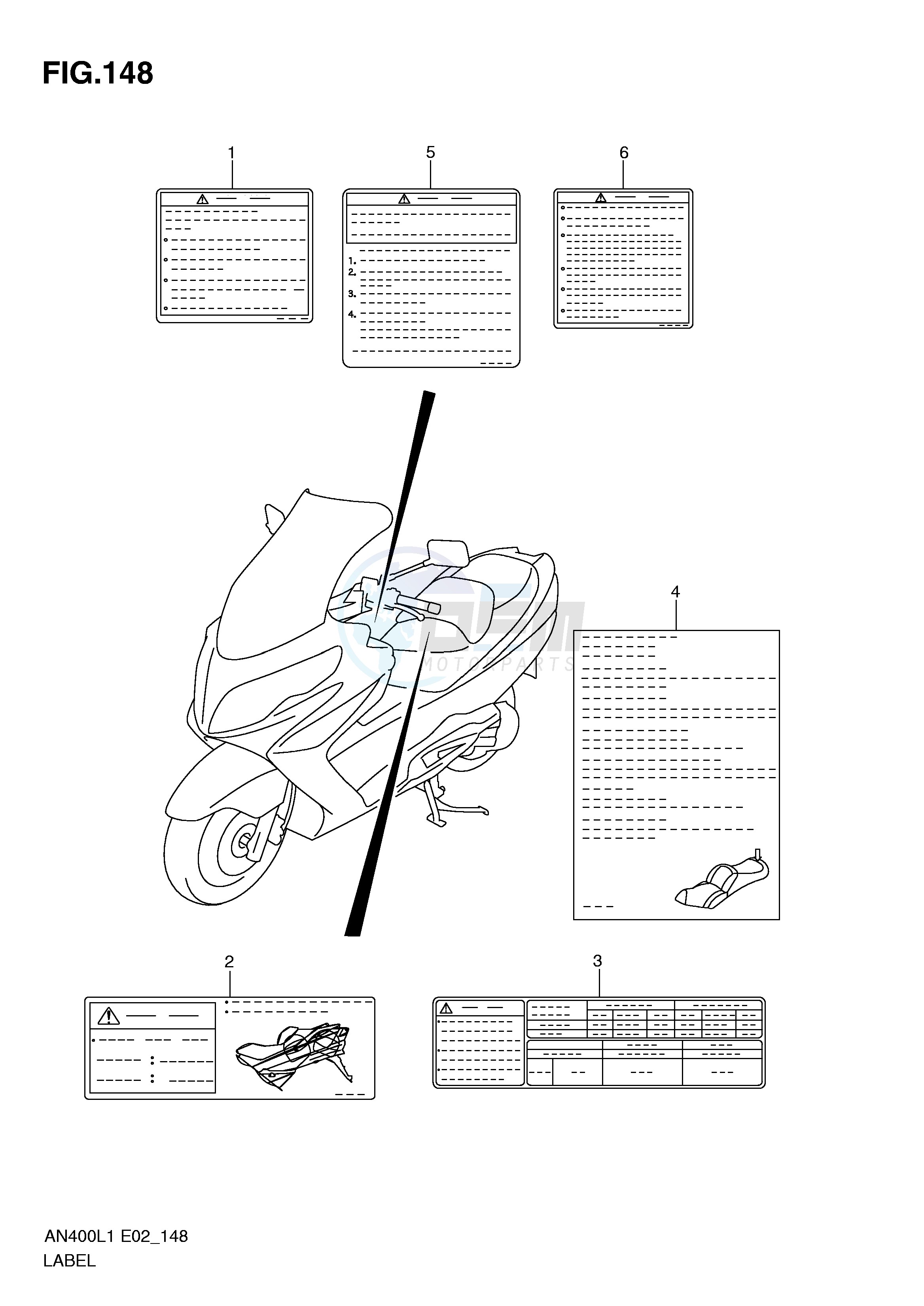 LABEL (AN400ZAL1 E51) blueprint