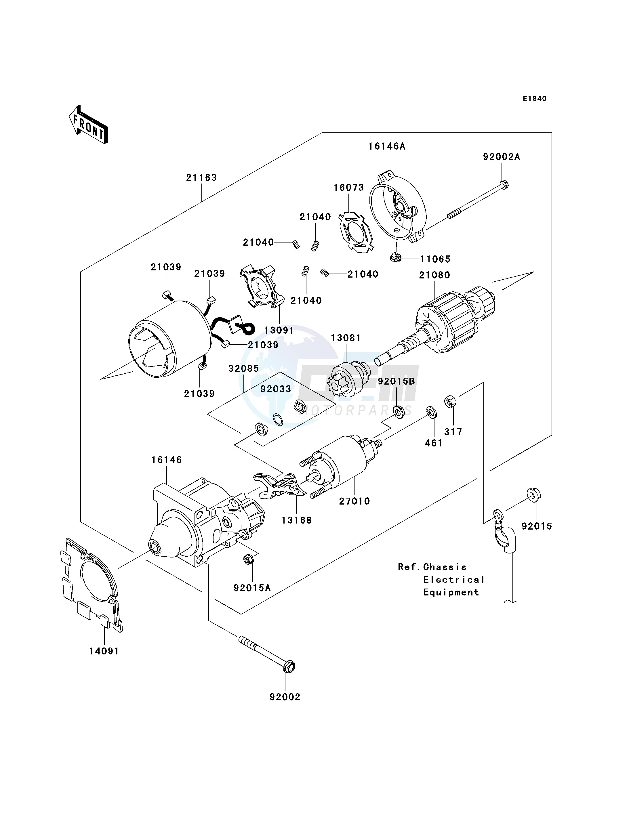 STARTER MOTOR image