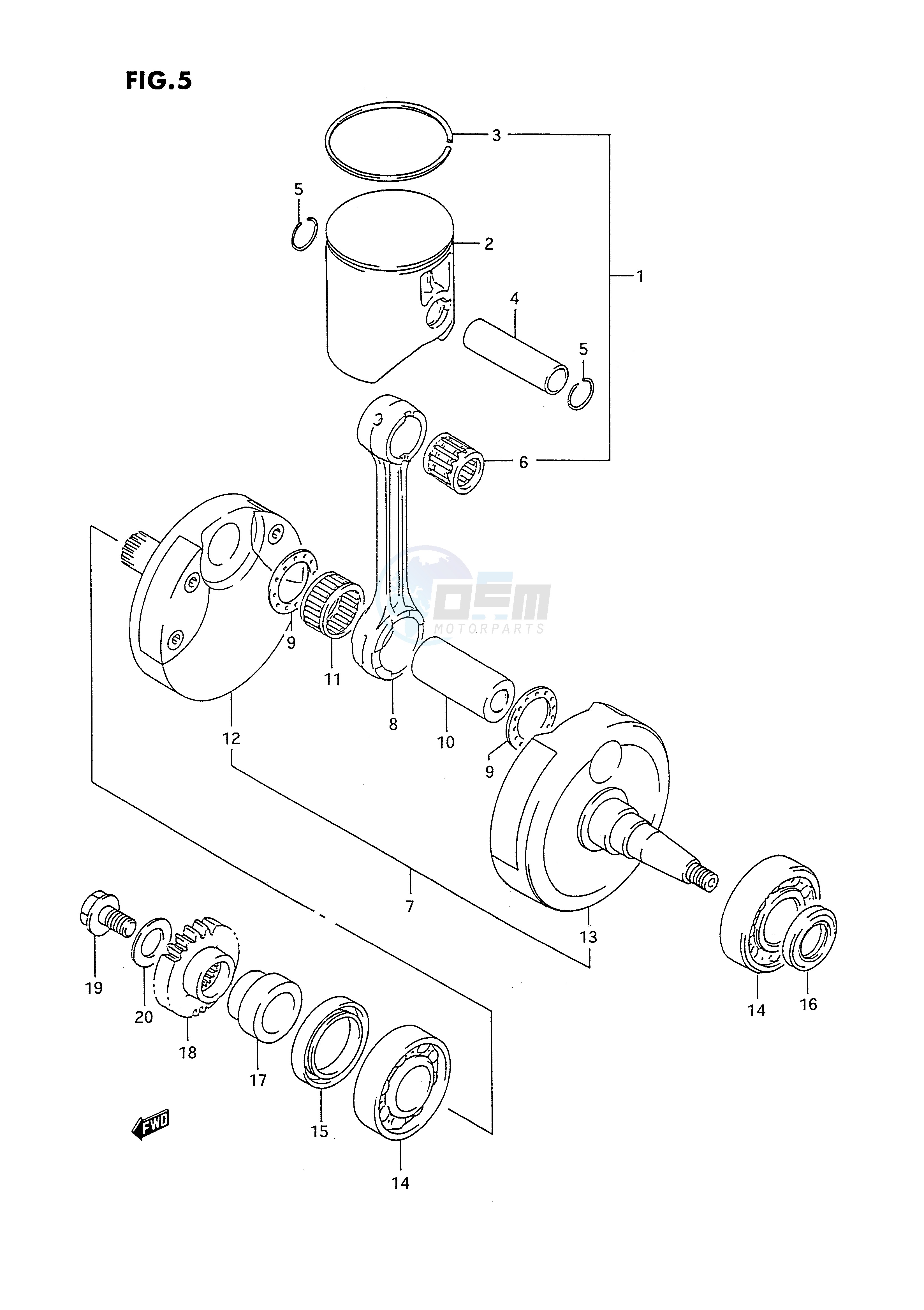 CRANKSHAFT (MODEL P) image