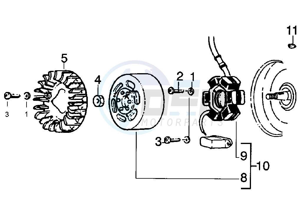 Flywheel magneto image