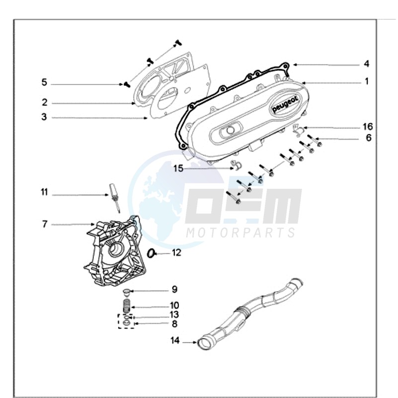 CRANKCASE COVER image