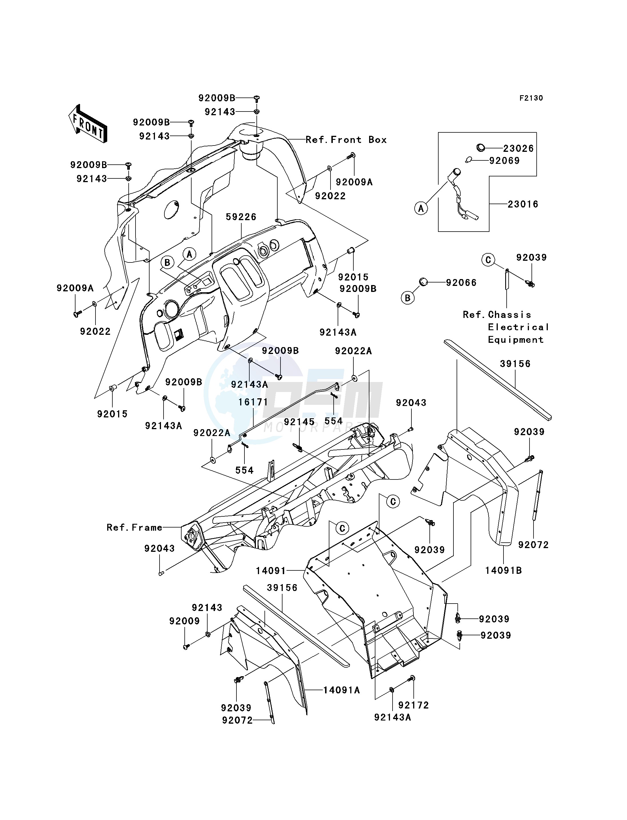 FRAME FITTINGS-- FRONT- - image