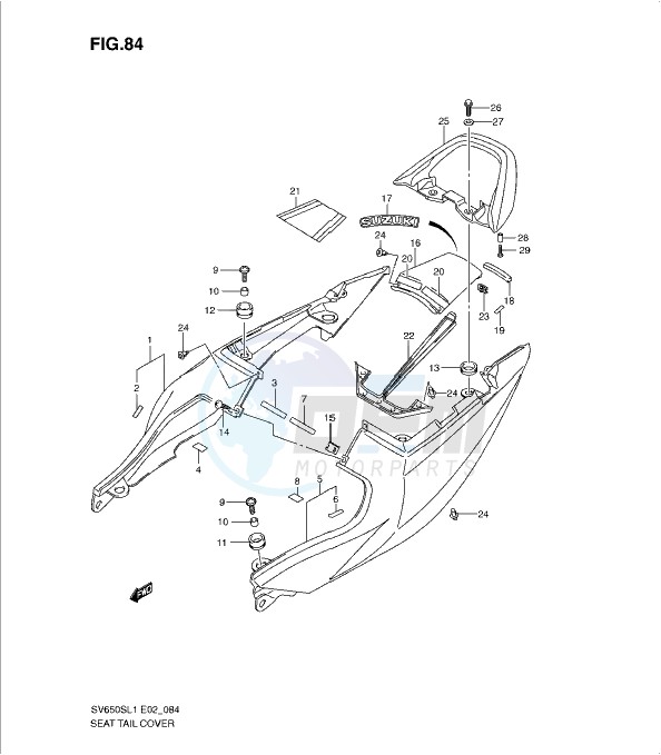 SEAT TAIL COVER image