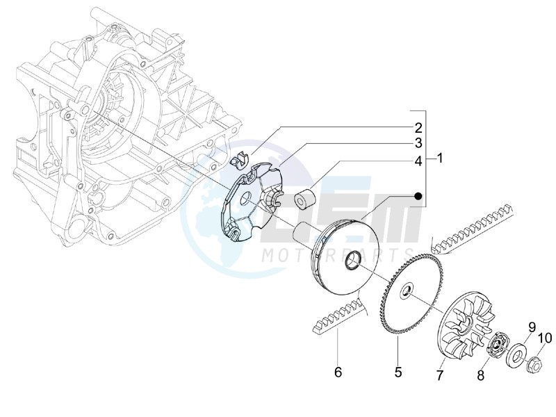 Driving pulley image