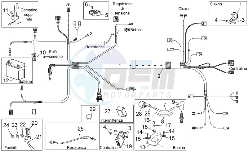 Electrical system blueprint