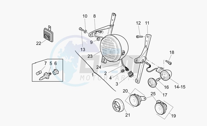 Front lights blueprint