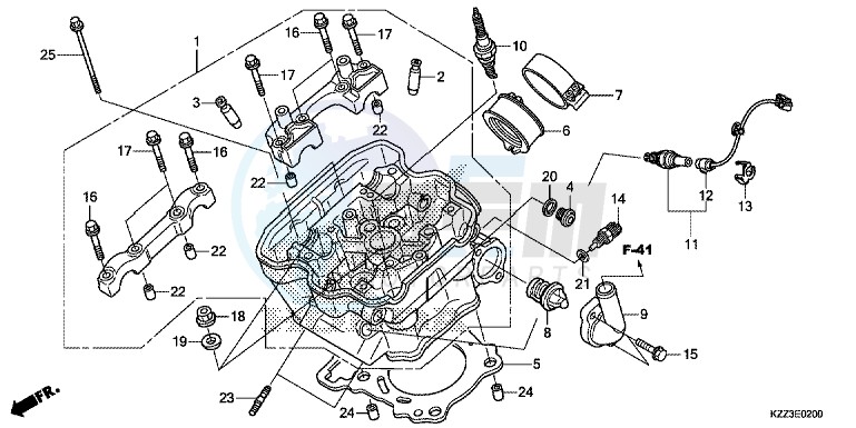 CYLINDER HEAD blueprint