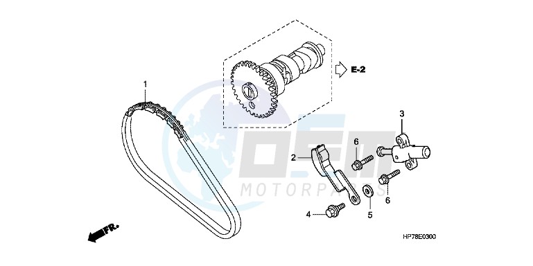 CAM CHAIN/TENSIONER image