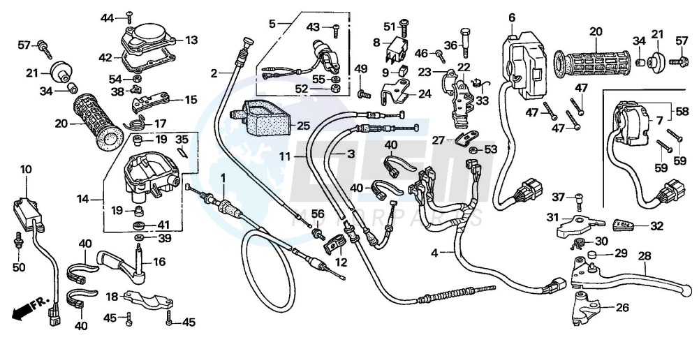 HANDLE LEVER/SWITCH/CABLE blueprint