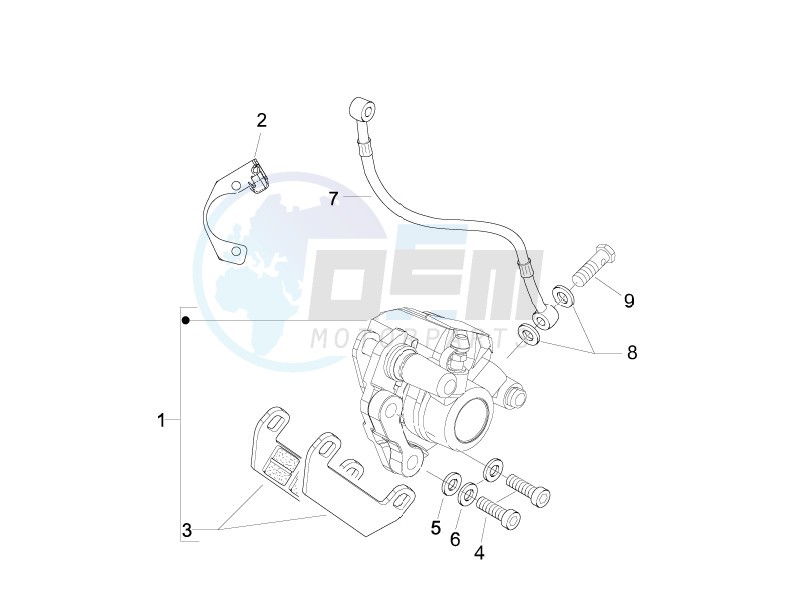 Brakes pipes - Calipers image