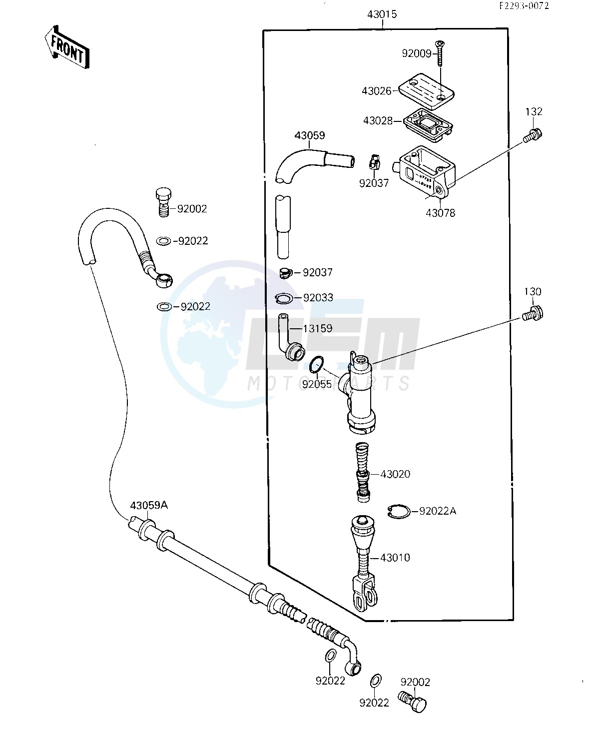 REAR MASTER CYLINDER image