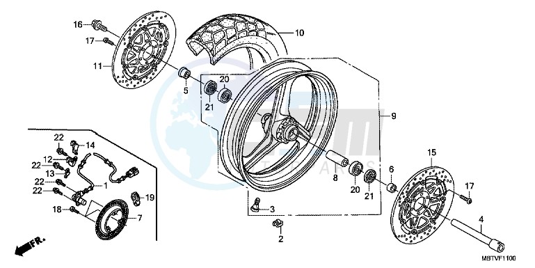 FRONT WHEEL image