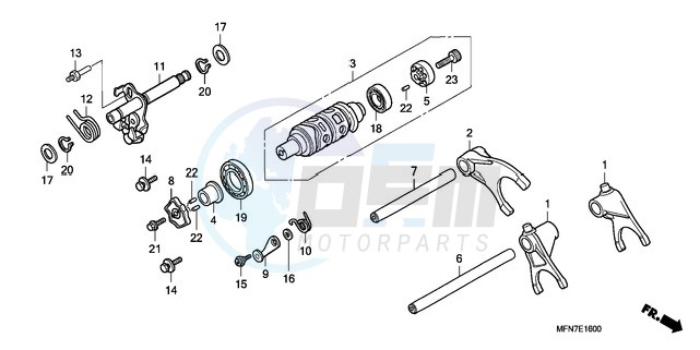 GEARSHIFT DRUM blueprint