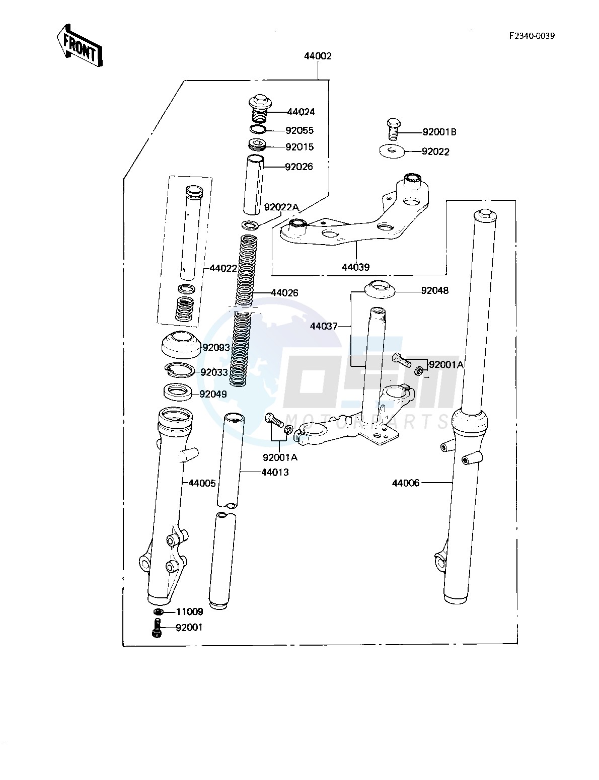 FRONT FORK image