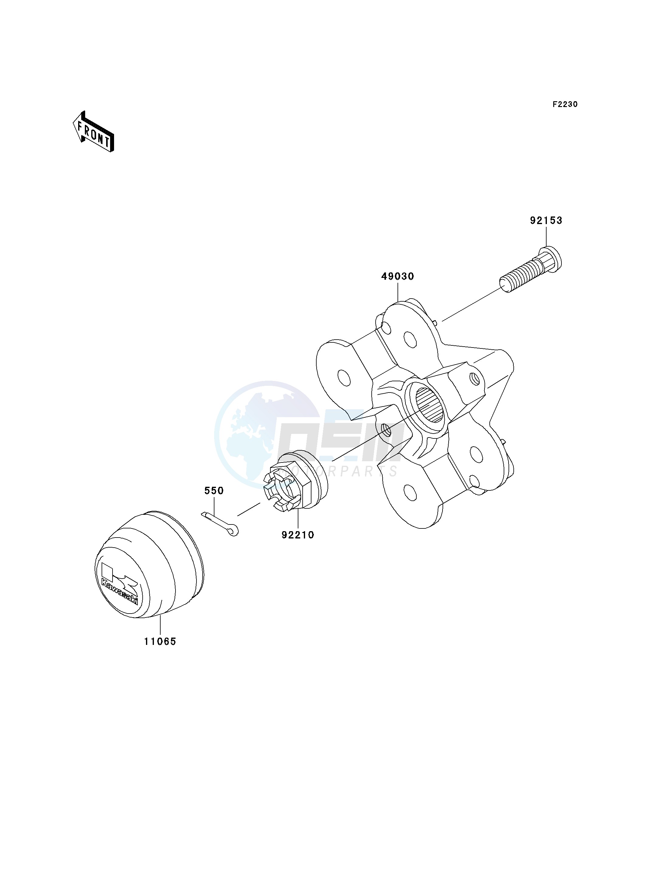 FRONT HUB image